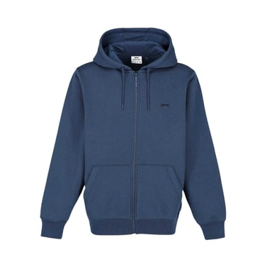 Slazenger - Hoodie mit durchgehendem Reißverschluss für Herren, Polyester-Baumwollmischgewebe (Stahlblau)