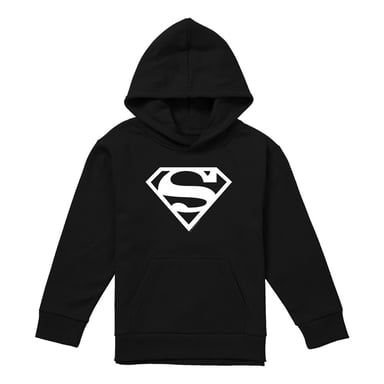 Superman - Hoodie zum Überziehen für Kinder (Schwarz)