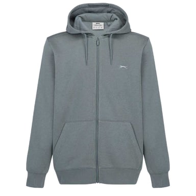 Slazenger - Hoodie mit durchgehendem Reißverschluss für Herren, Polyester-Baumwollmischgewebe (Schiefergrau)