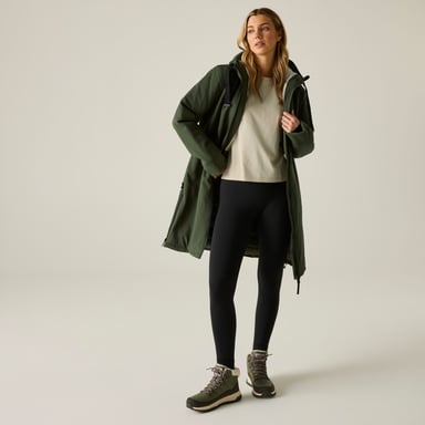 Regatta - Isolier-Jacke für Damen, Wasserfest (Dunkel-Khaki)