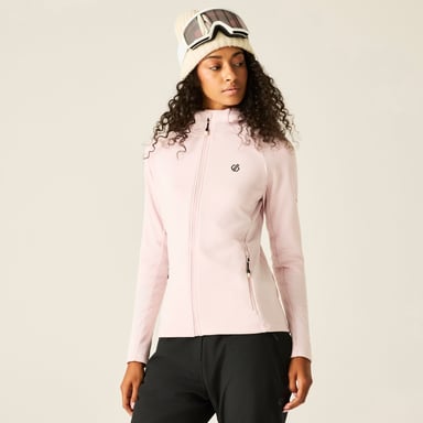Dare 2B - "Ventura" Midlayer für Damen, mit Kapuze, Stretch (Rosa Nebel)