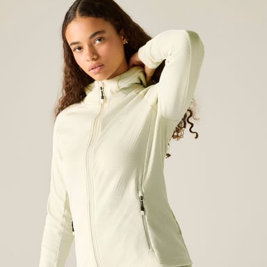 Dare 2B - "Ventura" Midlayer für Damen, mit Kapuze, Stretch (Mandelmilch)