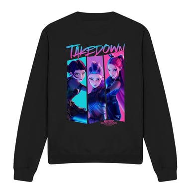 K-Pop Demon Hunters - "Takedown" Sweatshirt für Herren/Damen Unisex (Schwarz)