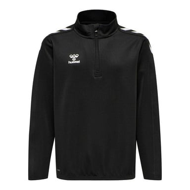 Hummel - "Core XK" Sweatshirt für Herren, mit halbem Reißverschluss, Polyester (Schwarz)