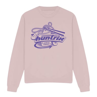 K-Pop Demon Hunters - "Huntrix Fueled By Ramyeon" Sweatshirt für Herren/Damen Unisex (Pink)