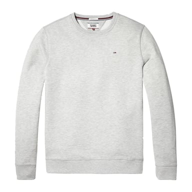 Tommy Jeans - Sweatshirt für Herren, Mit Vlies gefüttert (Grauheide meliert)