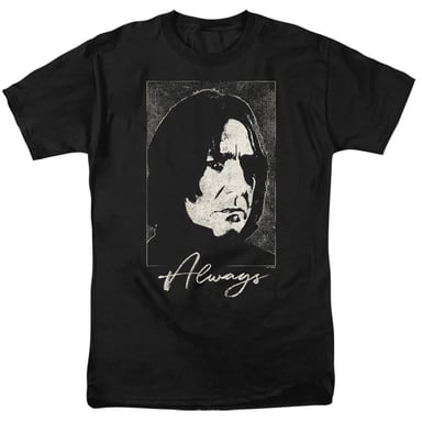 Harry Potter - "Always Valentine" T-Shirt für Herren/Damen Unisex (Schwarz)