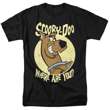 Scooby Doo - "Where Are You?" T-Shirt für Herren/Damen Unisex (Schwarz)
