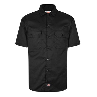 Dickies - Hemd für Herren, leger, kurzärmlig (Schwarz)