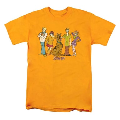Scooby Doo - T-Shirt für Herren/Damen Unisex (Gold)