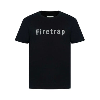 Firetrap - T-Shirt für Herren, Baumwolle (Schwarz)