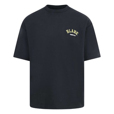 Blank Essentials - "College" T-Shirt für Herren, Übergroß (Schwarz)