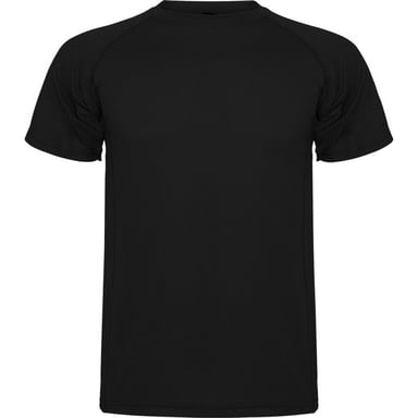 Roly - "Montecarlo" T-Shirt für Kinder - Sport (Schwarz)