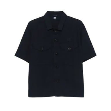 C.P. Company - Hemd für Herren/Damen Unisex, Regulär (Eclipse-Blau)
