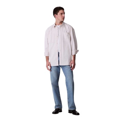 Calvin Klein - Hemd für Herren, Chambray-Stoff (Kreide)