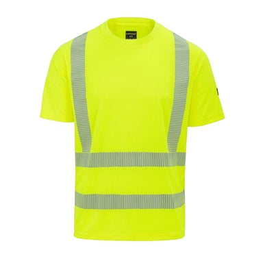 Dunlop - T-Shirt für Herren, Signalkleidung, Leicht (Gelb)