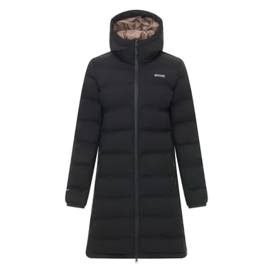 Regatta - "Altoro" Steppjacke für Damen, Lang geschnitten (Schwarz/Mokka)