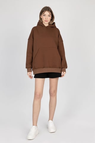 Oversized Hoodie mit Kängurutasche