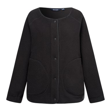 Regatta - "Lea" Fleece für Damen, Front Knopfleiste, Teddyfleece (Schwarz)