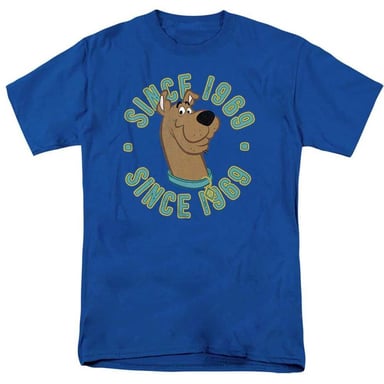 Scooby Doo - "Since 1969" T-Shirt für Herren/Damen Unisex (Königsblau)