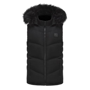 SoulCal - Weste für Damen, Reißverschlusstasche (Schwarz)