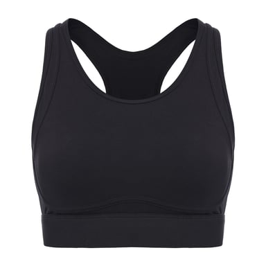 LA Gear - Sport-BH für Damen, Anliegende Passform (Schwarz)