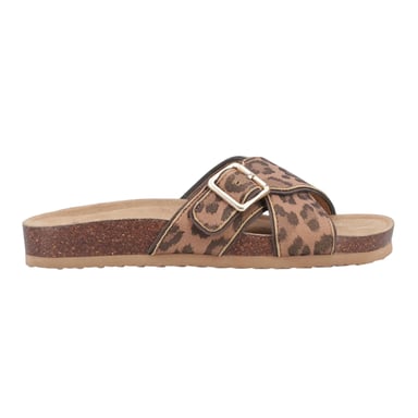 Rocket Dog - "Annie Tigg" Leopard Sandalen für Damen (Hellbraun)