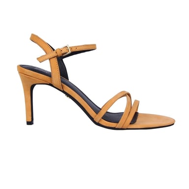 Biba - Sandalen für Damen, Leder, Stiletto-Absatz (Hellbraun)