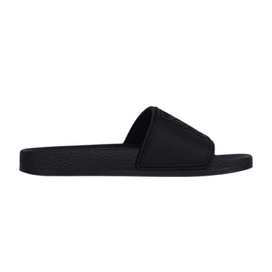 Biba - "Biba" Badesandale für Damen, Gummi, Gepolsterter Riemen (Schwarz)