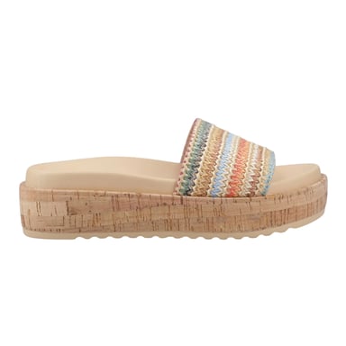 Rocket Dog - "Faye Alti Raffia" Sandalen für Damen, Wildleder (Bunt)