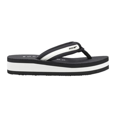 Rocket Dog - "Monica" Flipflops für Damen, Nylon (Schwarz/Naturweiß)
