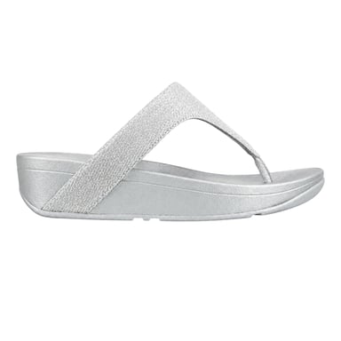 FitFlop - "Lottie Glitzy" Sandalen für Damen, Zehensteg Riemen (Silber)