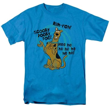 Scooby Doo - T-Shirt für Herren/Damen Unisex (Türkis)