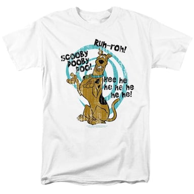 Scooby Doo - T-Shirt für Herren/Damen Unisex (Weiß)