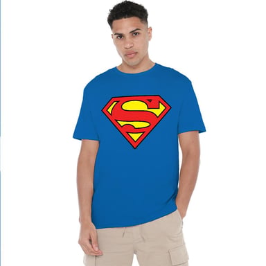 Superman - "Classic" T-Shirt für Herren/Damen Unisex (Königsblau)