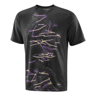 Salomon - "Core" T-Shirt für Herren, Regulär, kurzärmlig (Schwarz)