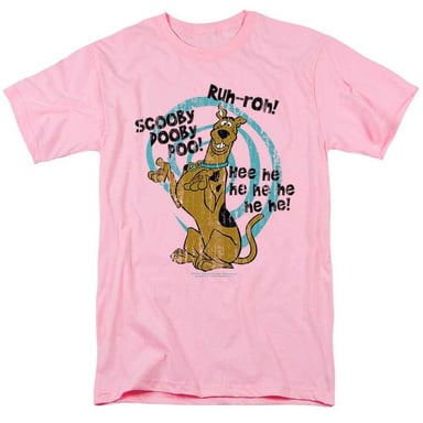 Scooby Doo - T-Shirt für Herren/Damen Unisex (Pink)