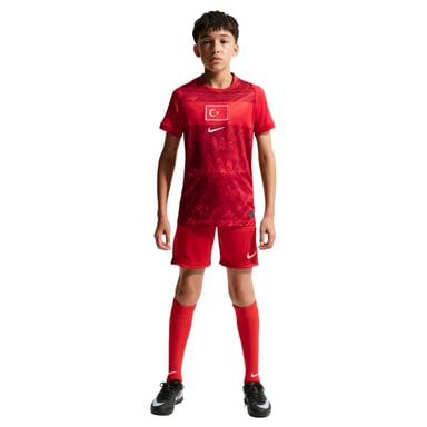 Nike - "Turkey 2026" Fußballtrikot für Kinder (Rot/Weiß)