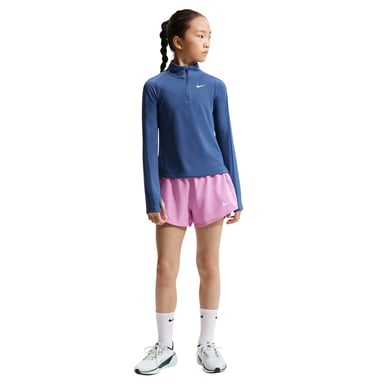 Nike - Oberteil für Mädchen, mit halbem Reißverschluss, Dri-FIT, Langärmlig (Mysticblau)