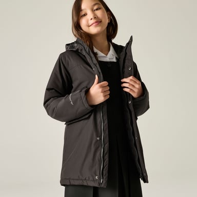 Regatta - "Farbank II" Isolier-Jacke für Kinder, Wasserfest (Schwarz)