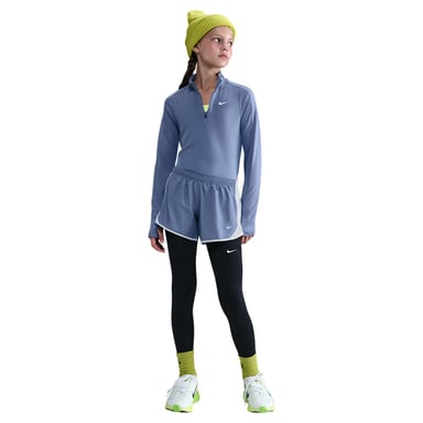 Nike - Oberteil für Mädchen, mit halbem Reißverschluss, Dri-FIT, Langärmlig (Indigoblau)