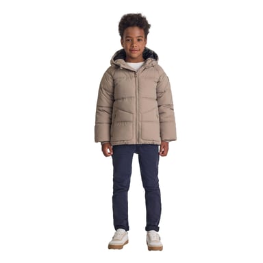 Minoti - Steppjacke für Jungen, mit Kapuze (Grau)
