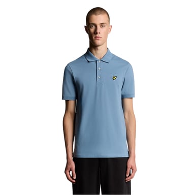 Lyle & Scott - Poloshirt für Herren, kurzärmlig (Ozean Himmel)