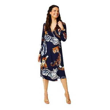 Biba - Wickelkleid für Damen (Bunt)