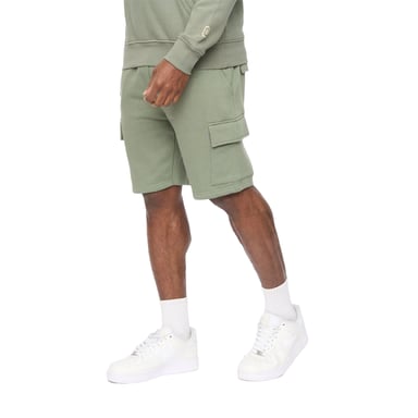 Crosshatch - "Bardon" Cargo-Shorts für Herren (Oliv)
