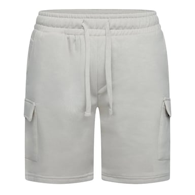 Crosshatch - "Bardon" Cargo-Shorts für Herren (Helles Steingrau)