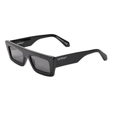 Off White - "Minneapolis" Rechteck-Sonnenbrille für Herren (Schwarz/Dunkelgrau)