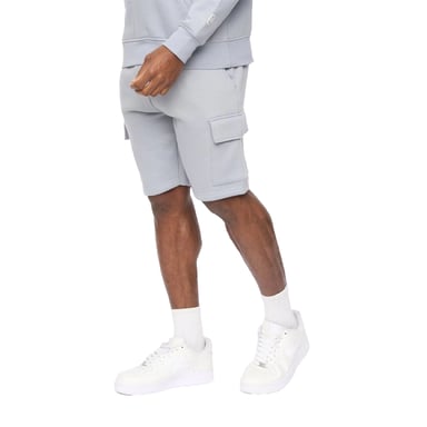 Crosshatch - "Bardon" Cargo-Shorts für Herren (Stahlblau)