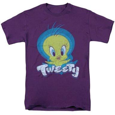 Looney Tunes - T-Shirt für Herren/Damen Unisex (Violett)