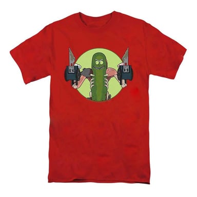 Rick And Morty - "I Love Myself" T-Shirt für Herren/Damen Unisex (Rot)